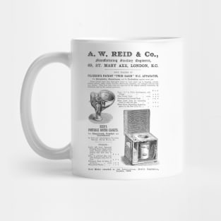 A. W. Reid & Co. - Sanitary Engineers - 1891 Vintage Advert Mug